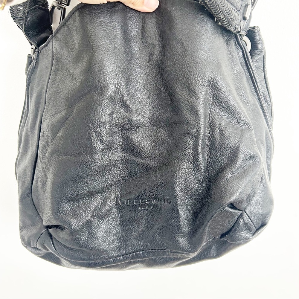 Liebeskin Berlin Black Genuine Leather Handbag - Picture 5 of 11